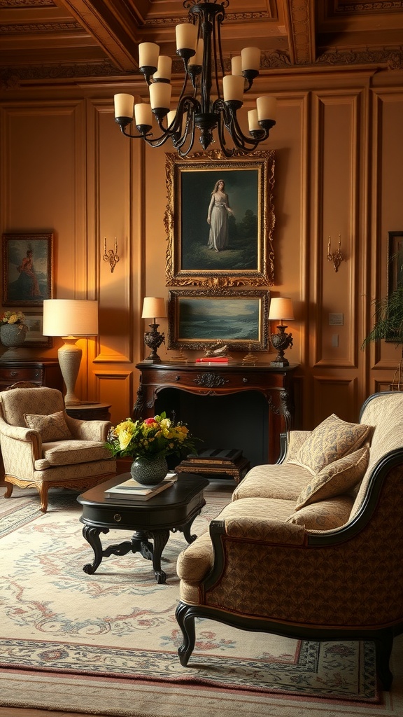 antique furniture focal points