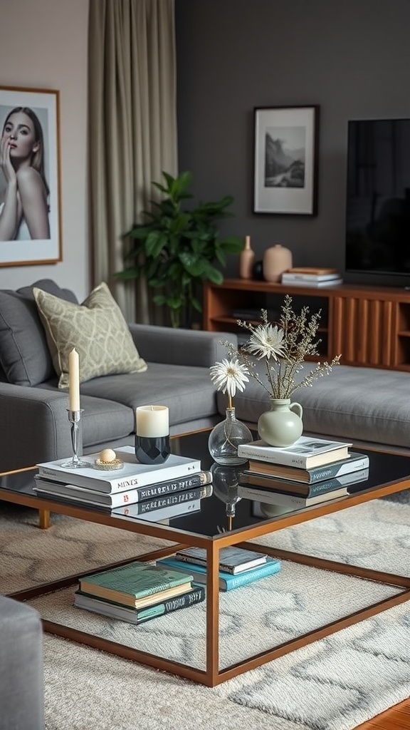 artful coffee table displays