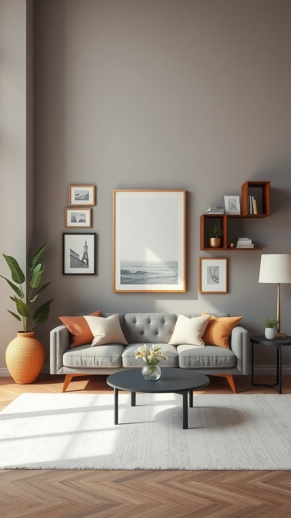 artistic touches with wall decor
