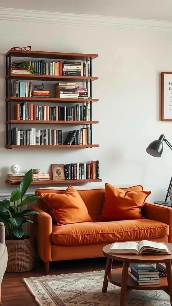 charming reading nook with cozy vibes