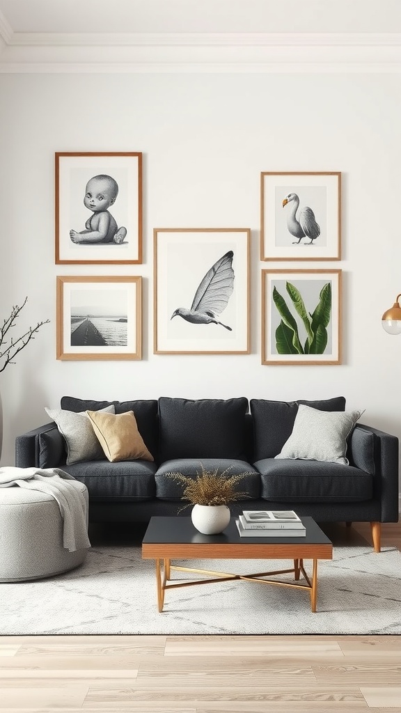 chic gallery wall displays