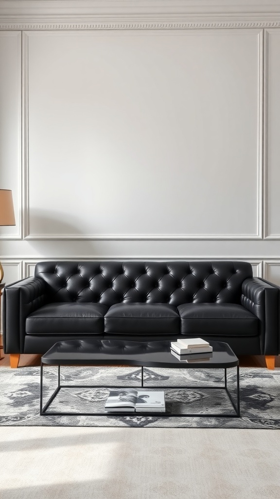 classic tuxedo sofa with sleek lines