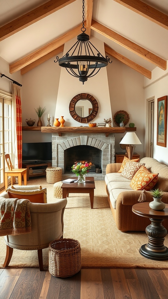 cottage cozy with warm elements
