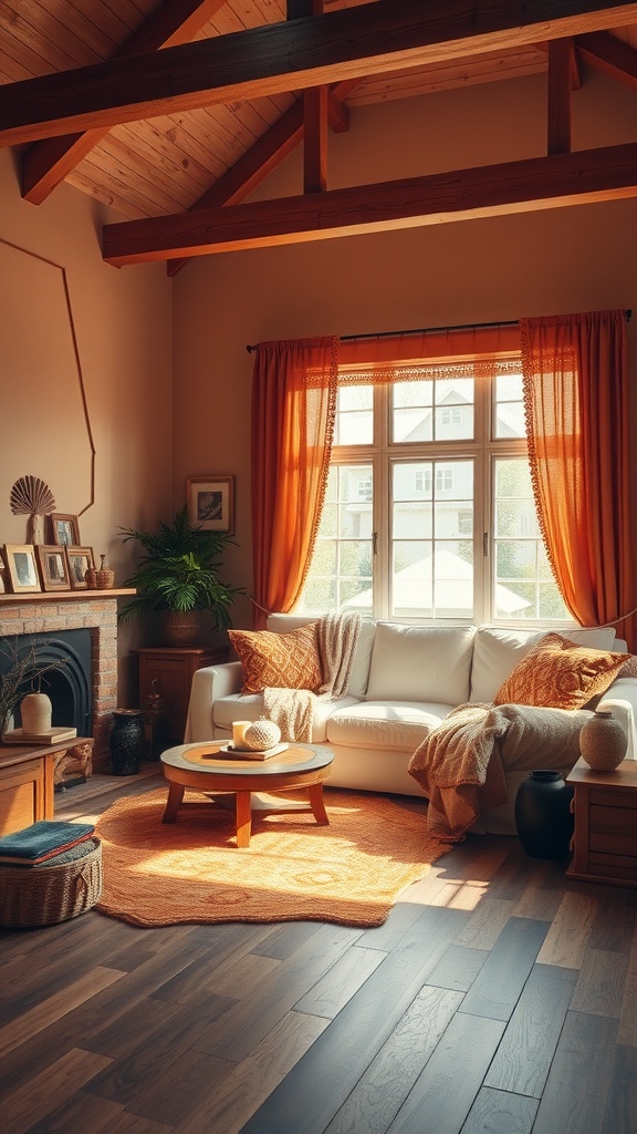 cozy earth tones for a warm ambiance