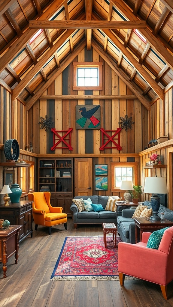 creative use of color and textures