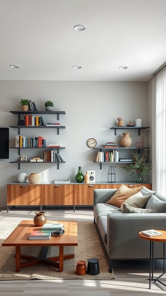 creative use of shelving