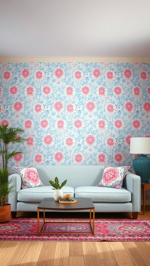 creative use of wallpaper