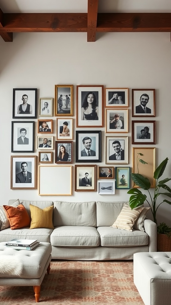 eclectic gallery walls