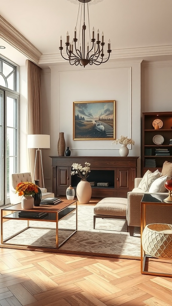 elegant brown and cream color palette