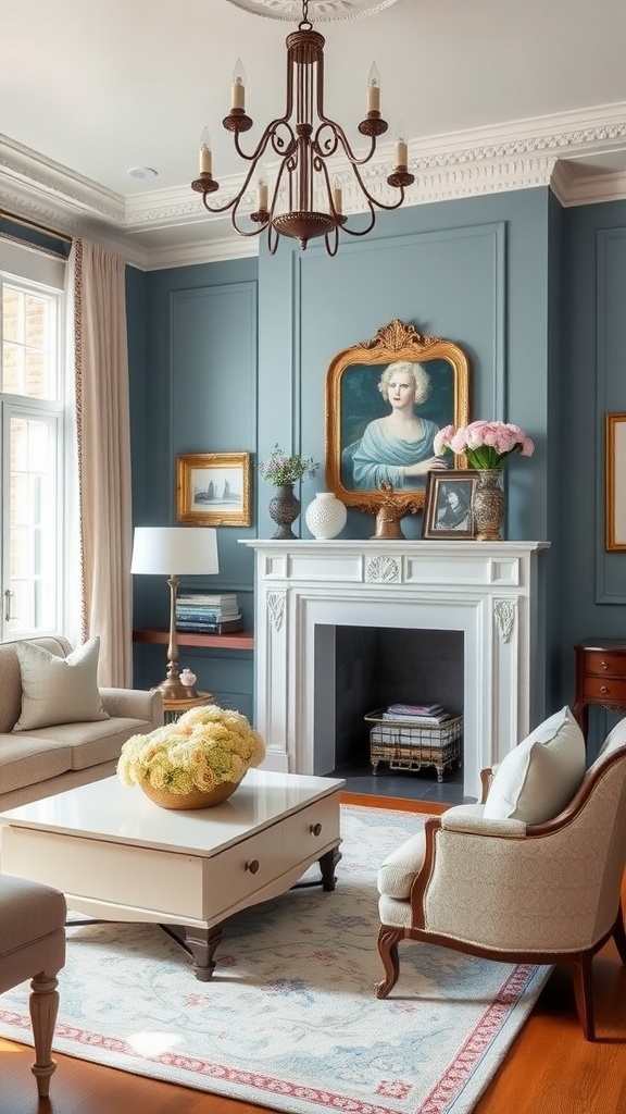 elegant french blue palette 1