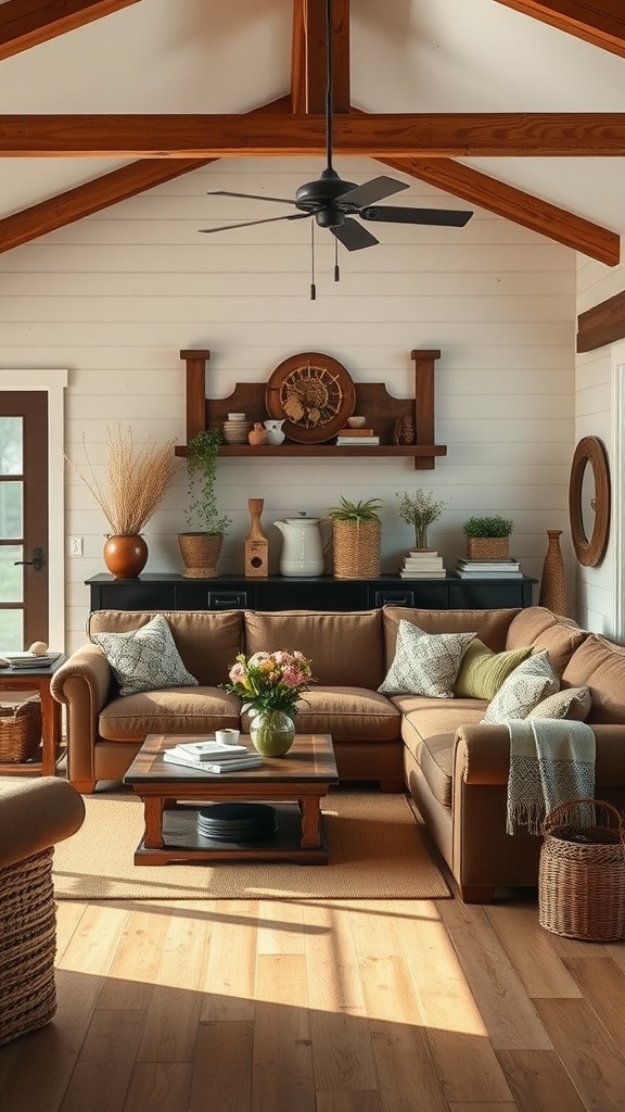 farmhouse style cozy retreat