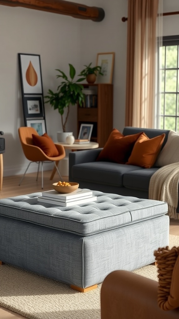 functional ottoman with storage