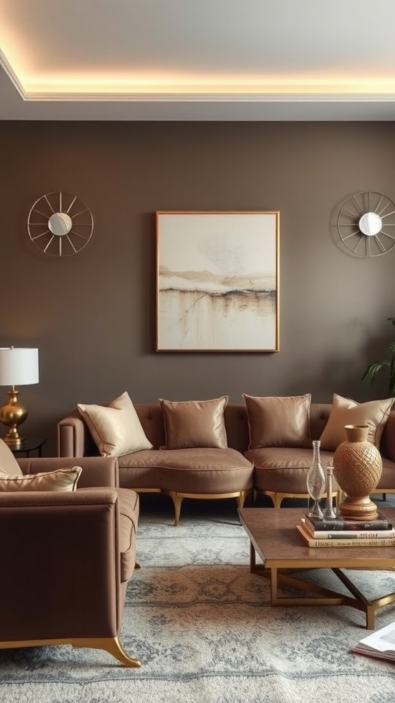 incorporating metallic accents for glamour 1