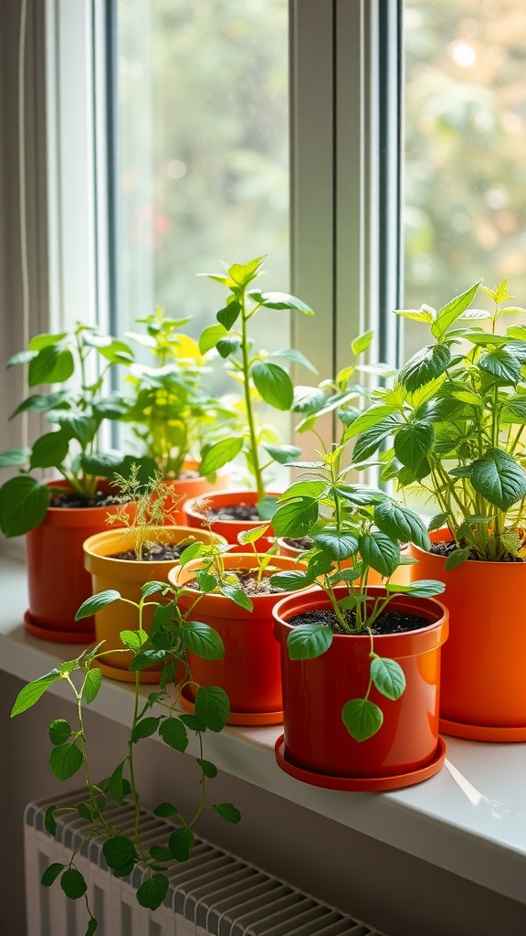 indoor herb garden 1