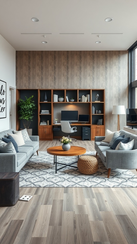 integrated home office areas