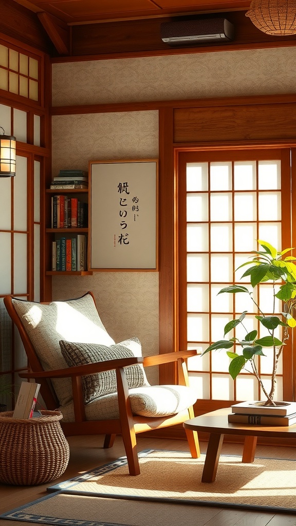 inviting reading nook