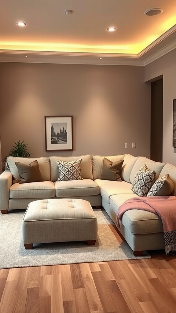 l shaped sectional comfort