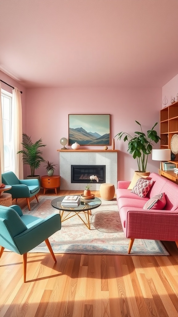 mid century modern fusion