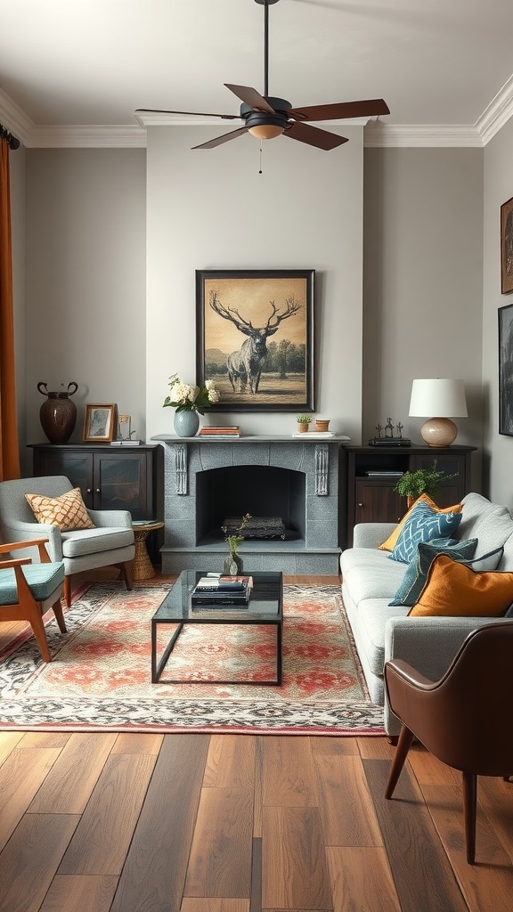 mixing vintage with modern