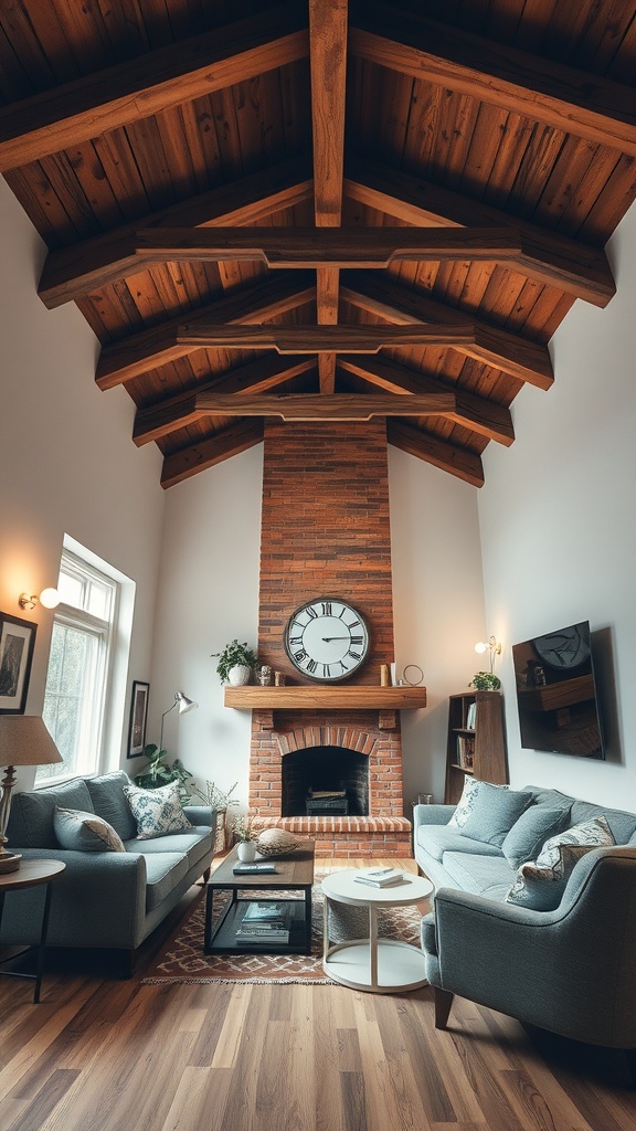 rustic beamed ceilings