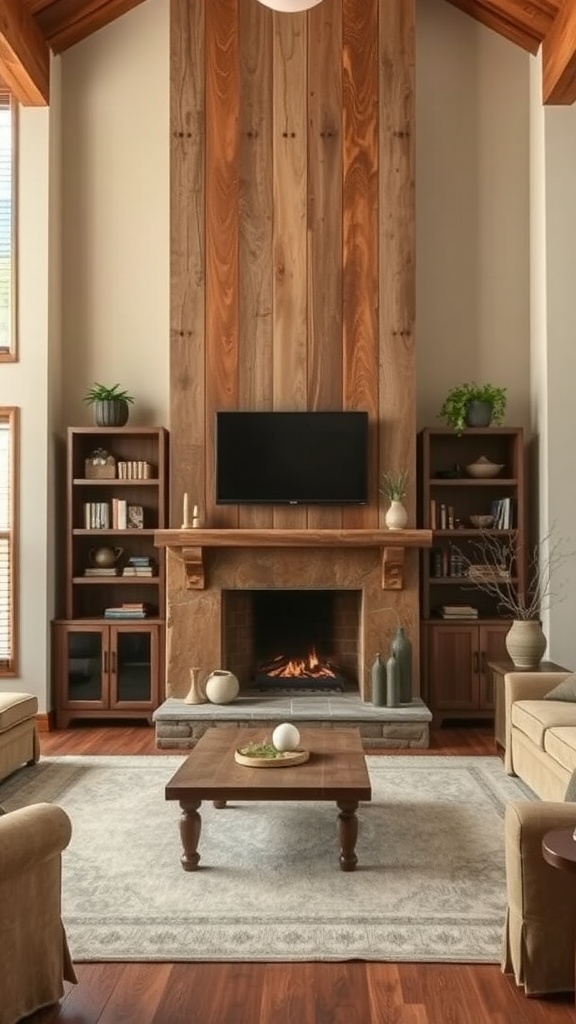 rustic charm with wooden elements 1