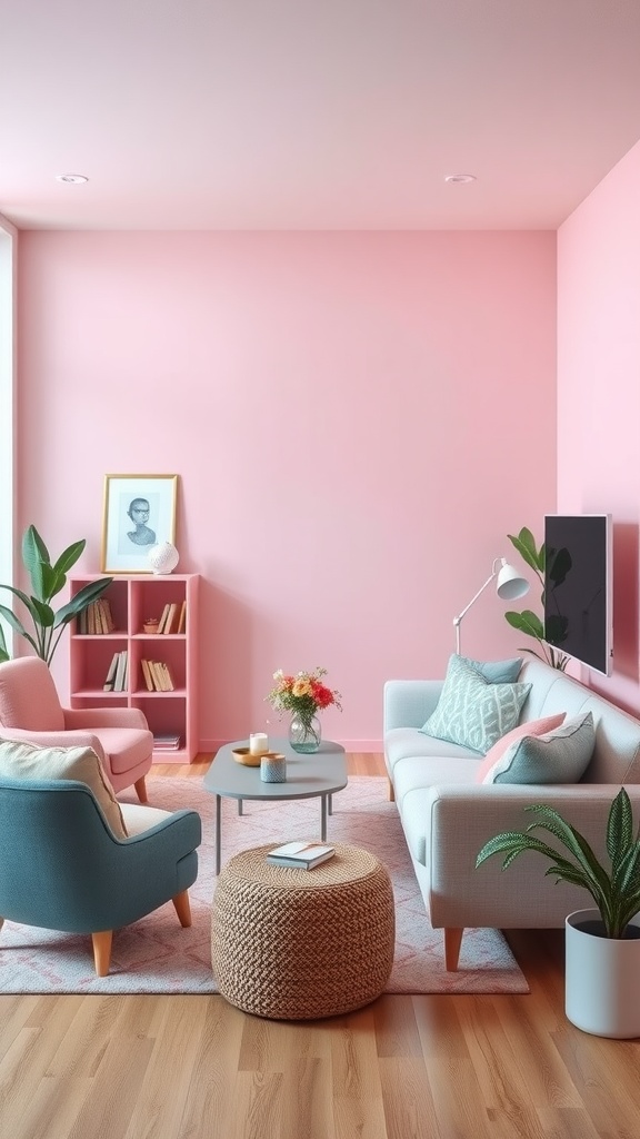 soft pastel balance