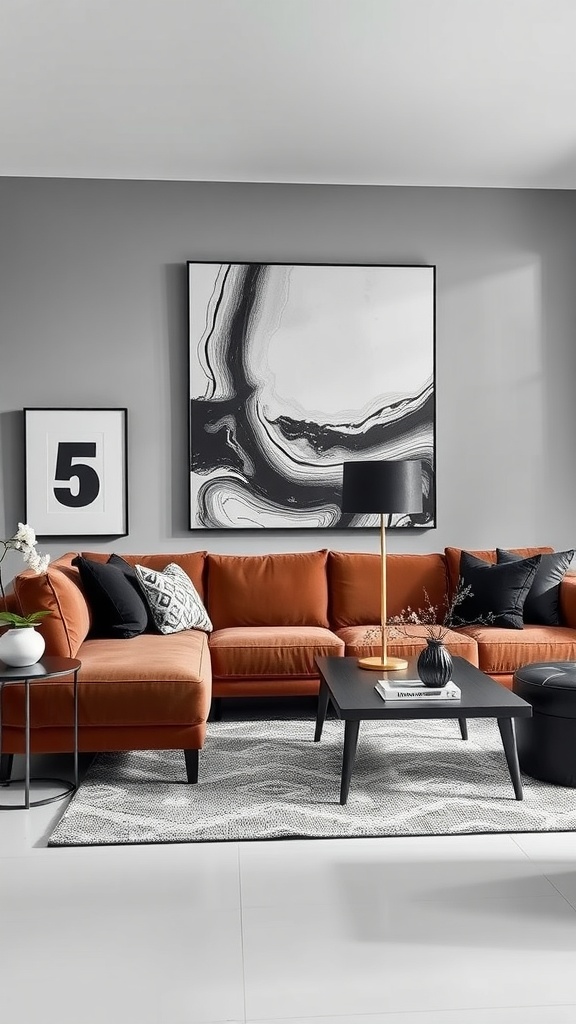 sophisticated monochrome scheme