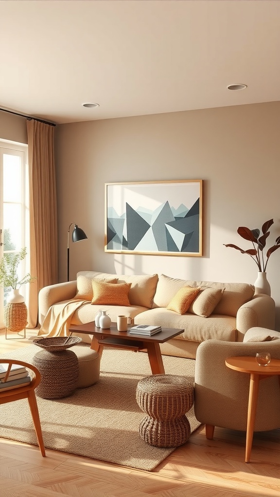 sustainable decor choices in earthy hues