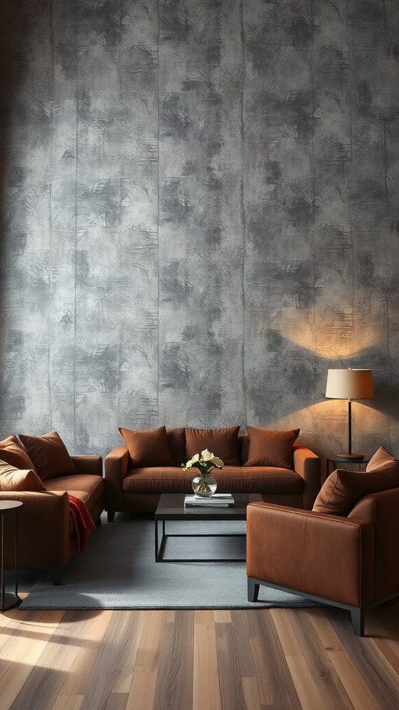 textured wallpaper for depth