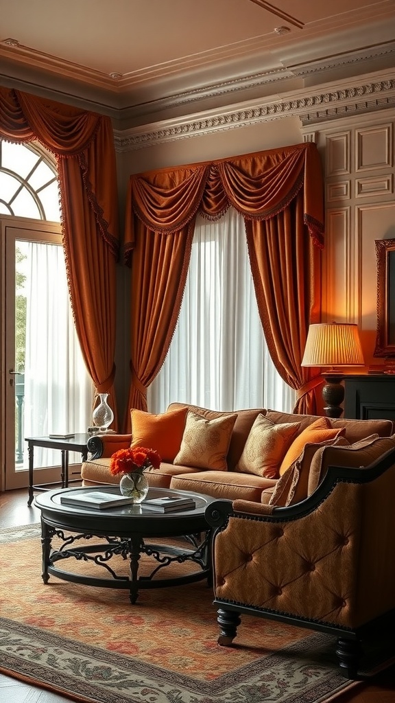traditional elegance with rich textures