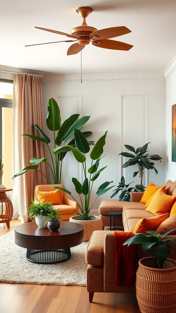tropical vibes with exotic accents