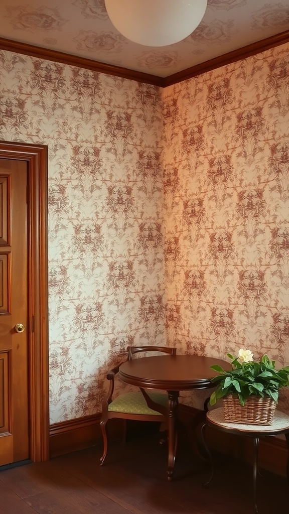 vintage wallpaper with timeless patterns