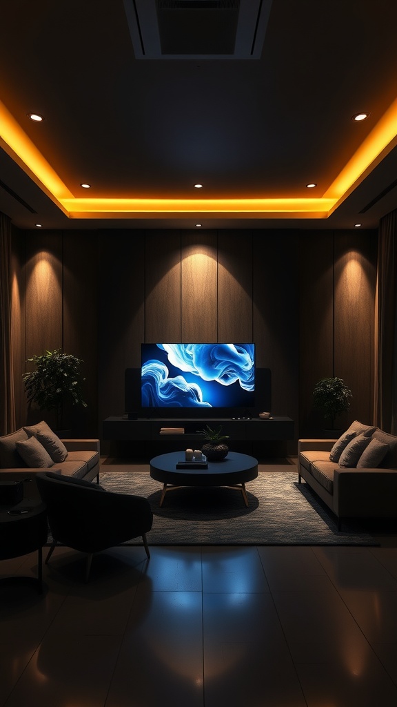 accent lighting for drama