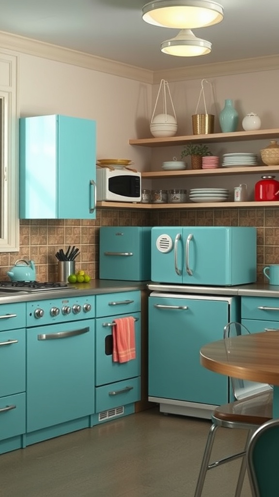aqua blue appliances