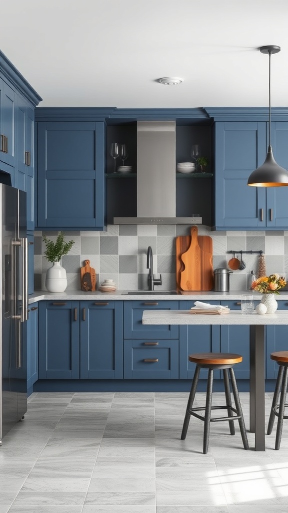 blue and gray color scheme
