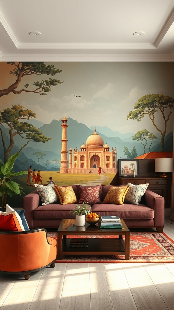 bold wall murals