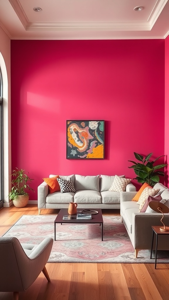 colorful accent walls