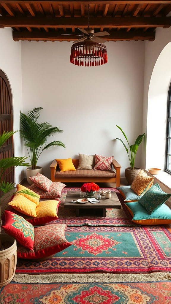 comfortable floor seating