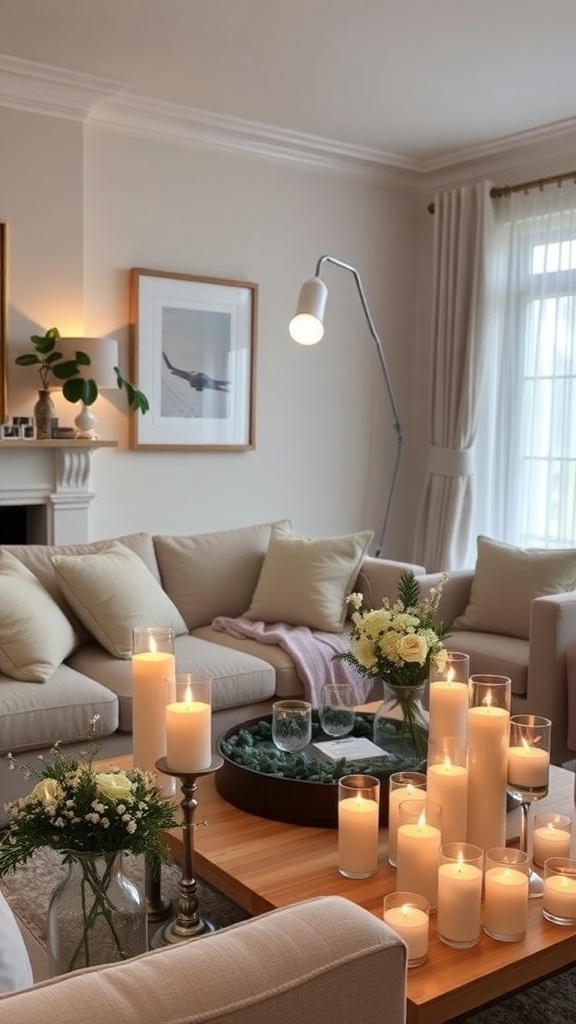 comforting candle arrangements 3