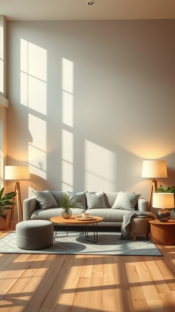 creating a calm atmosphere with lighting