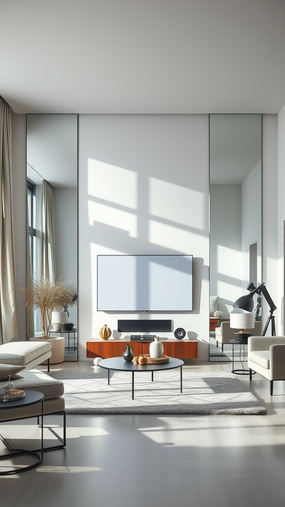 creative use of mirrors for space