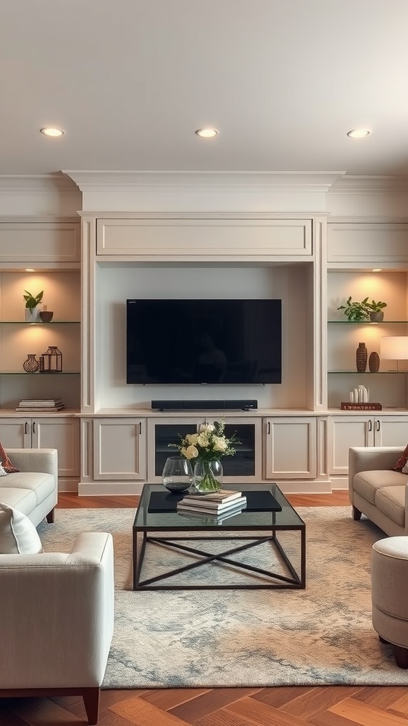 custom built ins for a polished look