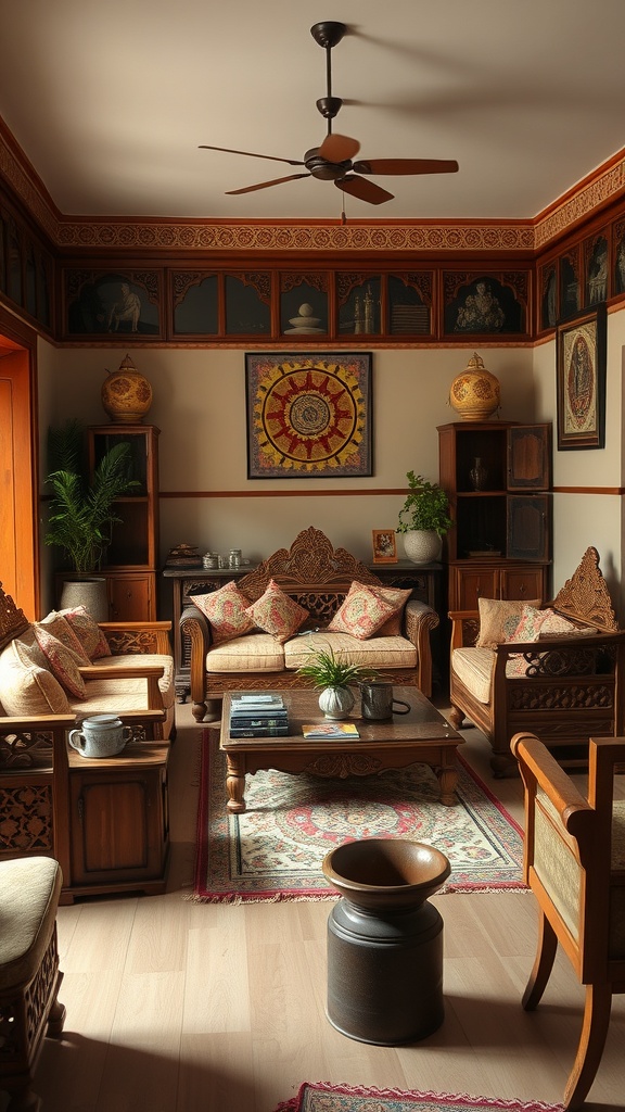 handcrafted furniture pieces