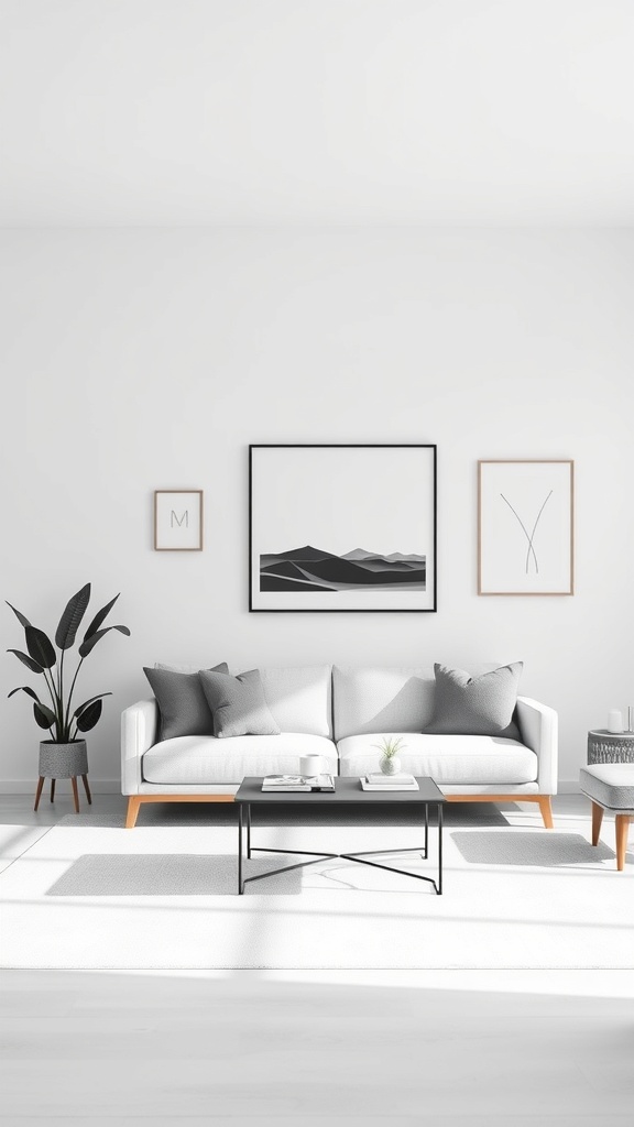 incorporating minimalist artwork
