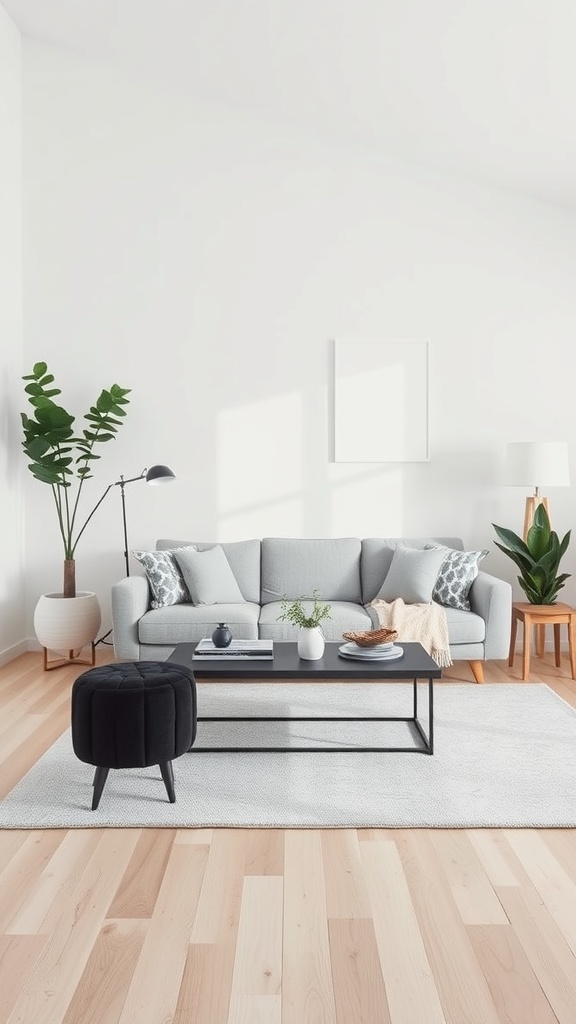 incorporating minimalist rugs