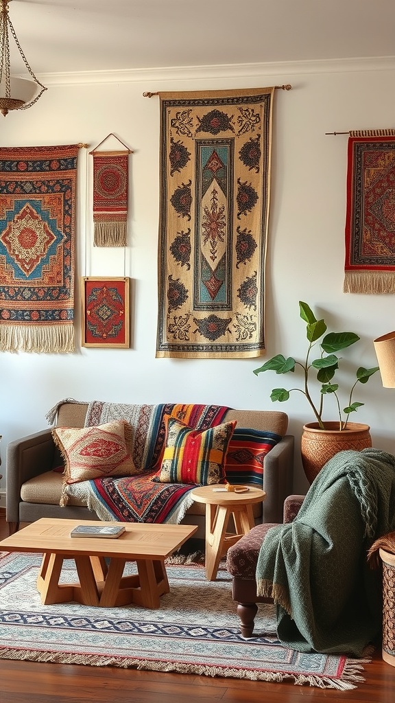 incorporating textiles from around the world