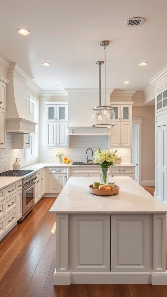 large kitchen island for entertaining 1