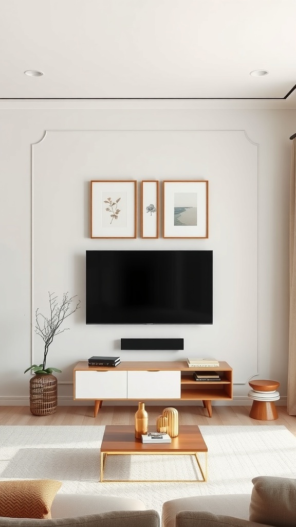 minimalist approach with simple art