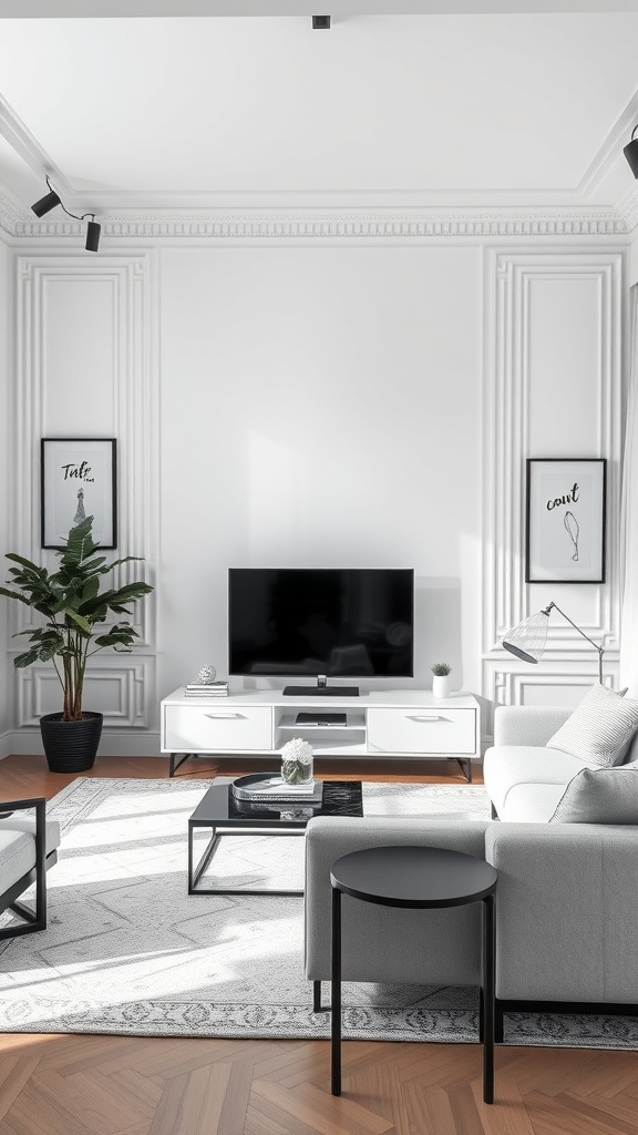 monochrome decor for a chic look