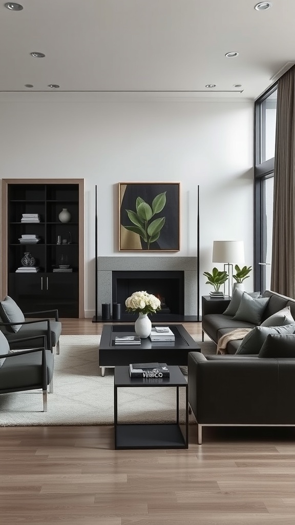 neutral palette with contrast